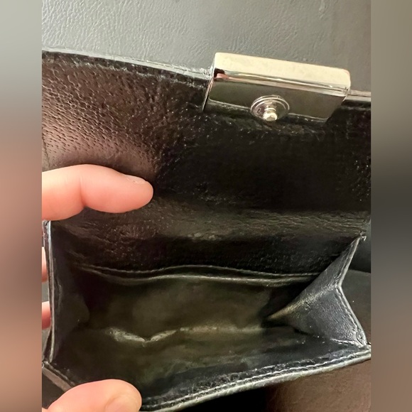 Gucci GG Mono Sherry Line Black compact wallet - Picture 7 of 11